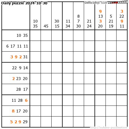 Daily puzzle 2024-10-30