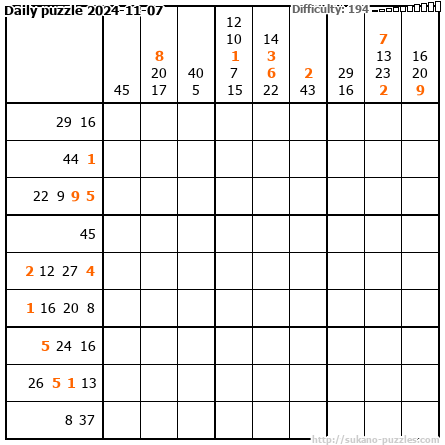Daily puzzle 2024-11-07