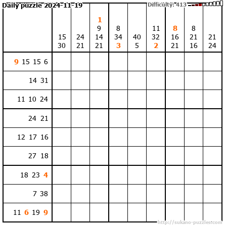 Daily puzzle 2024-11-19