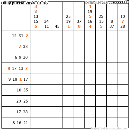 Daily puzzle 2024-12-26