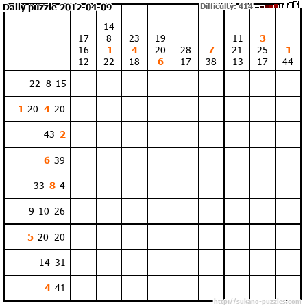 Daily puzzle 2012-04-09