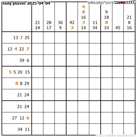 Daily puzzle 2025-04-04