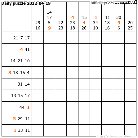 Daily puzzle 2012-04-19