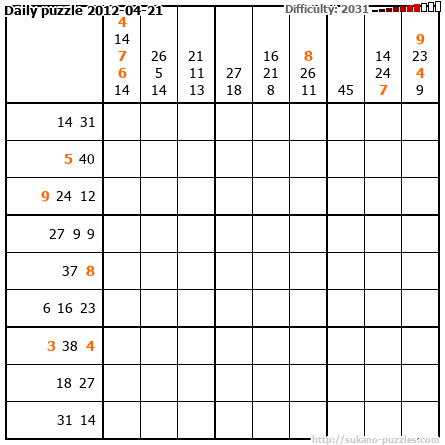 Daily puzzle 2012-04-21
