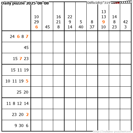 Daily puzzle 2025-08-08