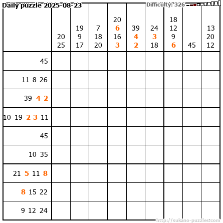 Daily puzzle 2025-08-23
