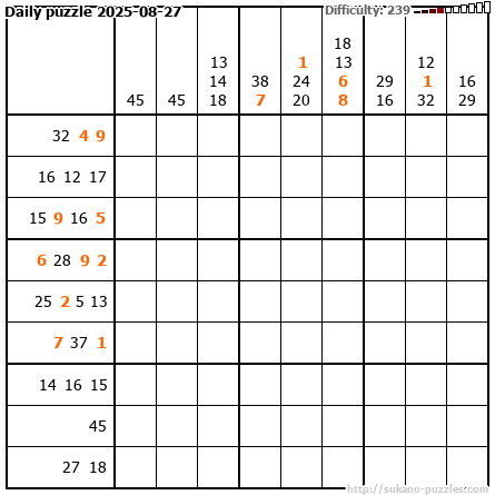Daily puzzle 2025-08-27