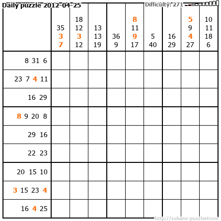 Daily puzzle 2012-04-25