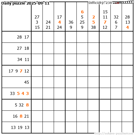 Daily puzzle 2025-09-11