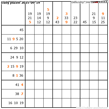Daily puzzle 2025-09-19