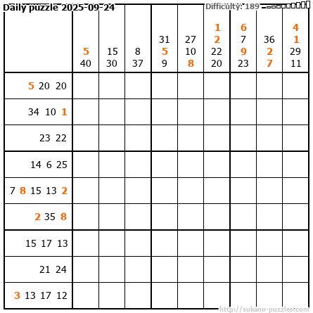 Daily puzzle 2025-09-24