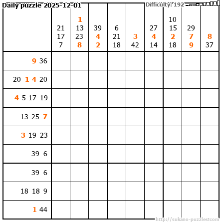 Daily puzzle 2025-12-01