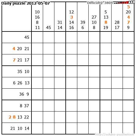 Daily puzzle 2012-05-07