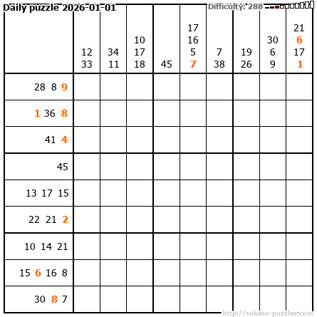 Daily puzzle 2026-01-01