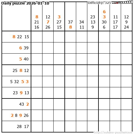 Daily puzzle 2026-01-10