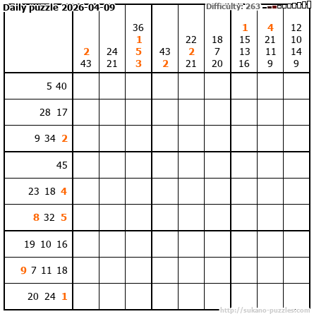 Daily puzzle 2026-04-09