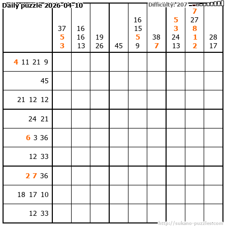 Daily puzzle 2026-04-10