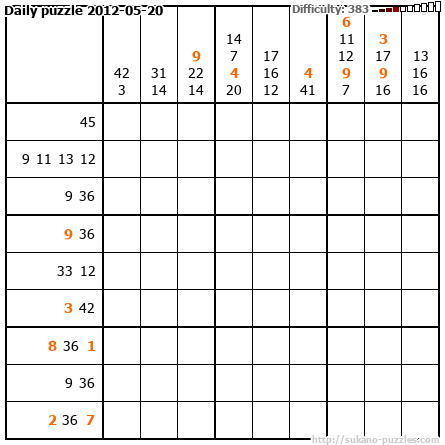 Daily puzzle 2012-05-20