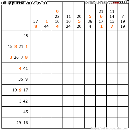 Daily puzzle 2012-05-21