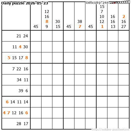 Daily puzzle 2026-05-23