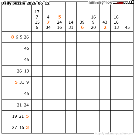 Daily puzzle 2026-06-12