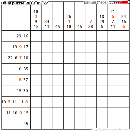 Daily puzzle 2012-05-27