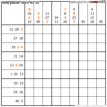 Daily puzzle 2012-07-21