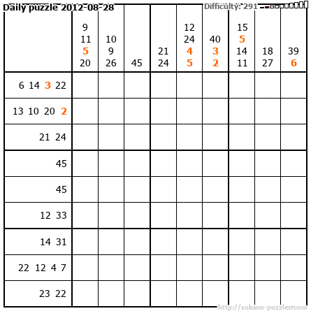 Daily puzzle 2012-08-28