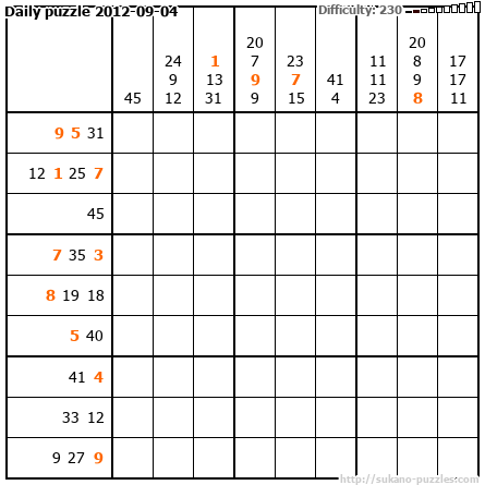 Daily puzzle 2012-09-04