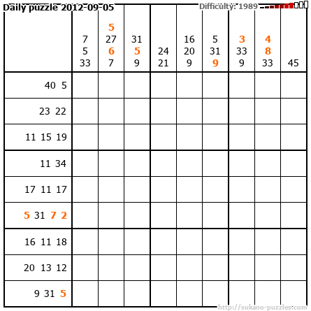 Daily puzzle 2012-09-05