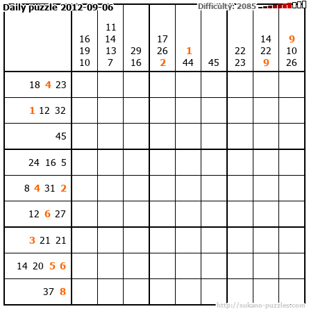 Daily puzzle 2012-09-06