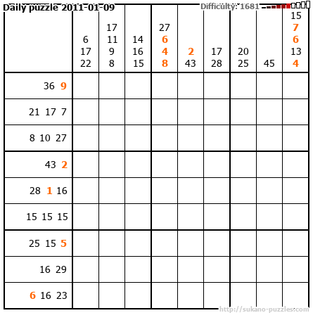 Daily puzzle 2011-01-09