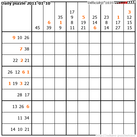 Daily puzzle 2011-01-10