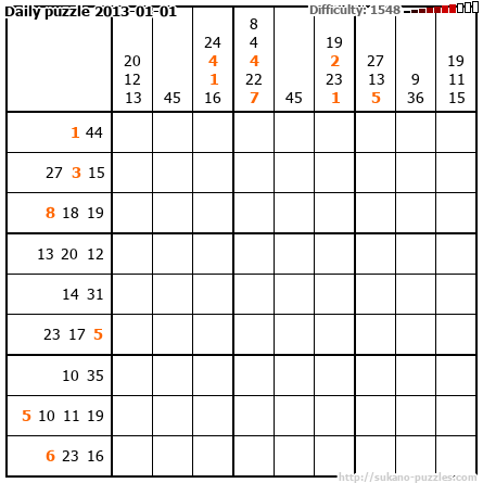 Daily puzzle 2013-01-01