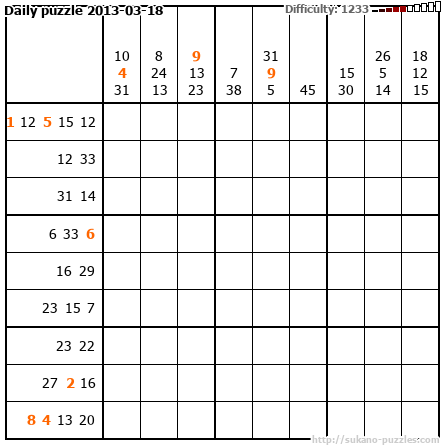 Daily puzzle 2013-03-18