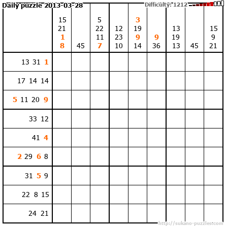 Daily puzzle 2013-03-28