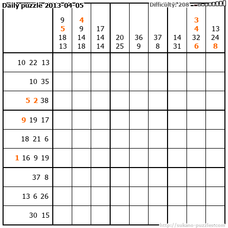 Daily puzzle 2013-04-05