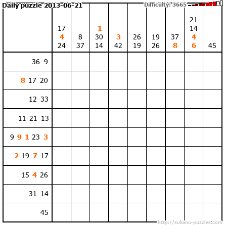 Daily puzzle 2013-06-21