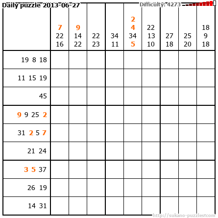 Daily puzzle 2013-06-27