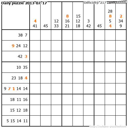Daily puzzle 2013-07-17